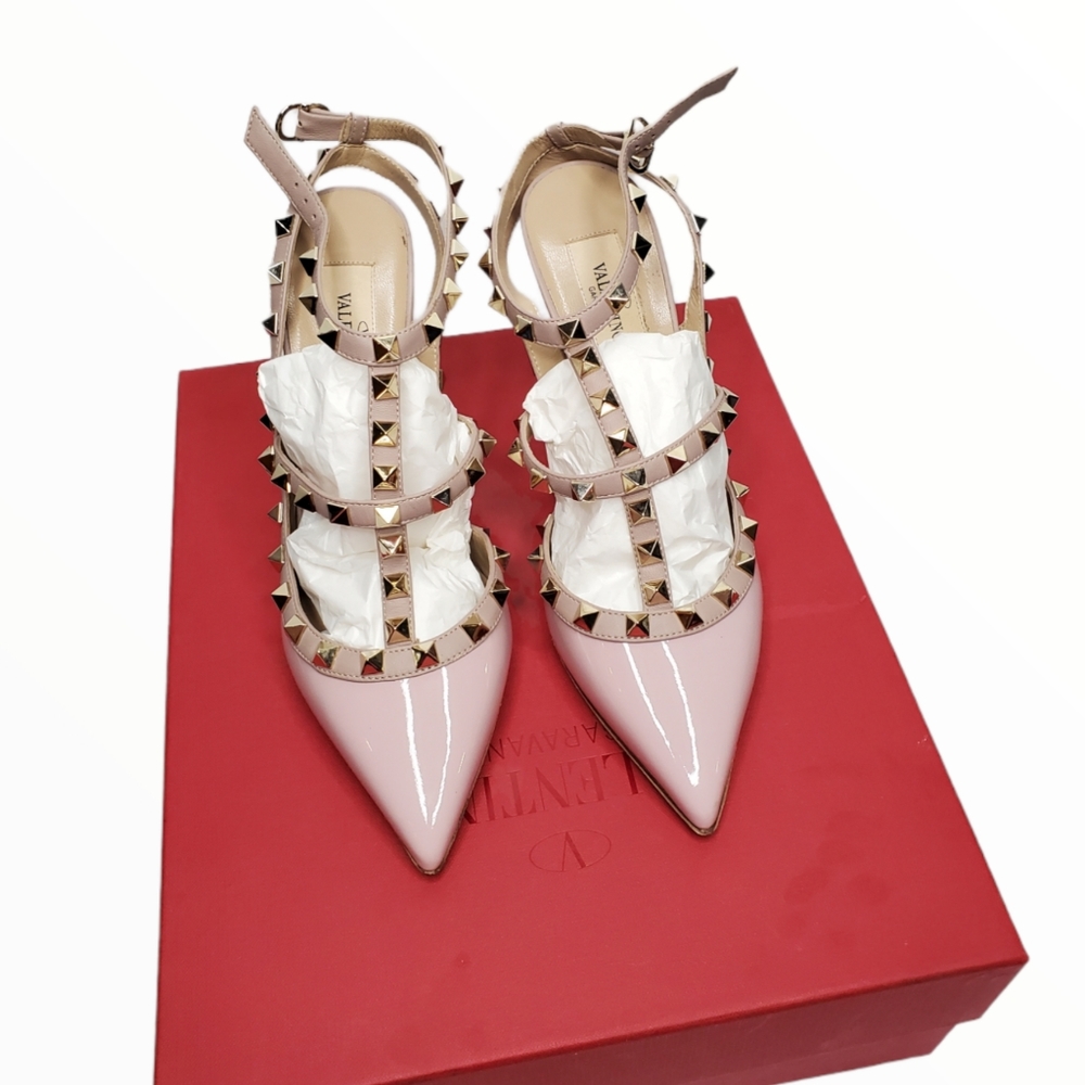 VALENTINO PATENT ANKLE STRAP - Picture 2 of 14